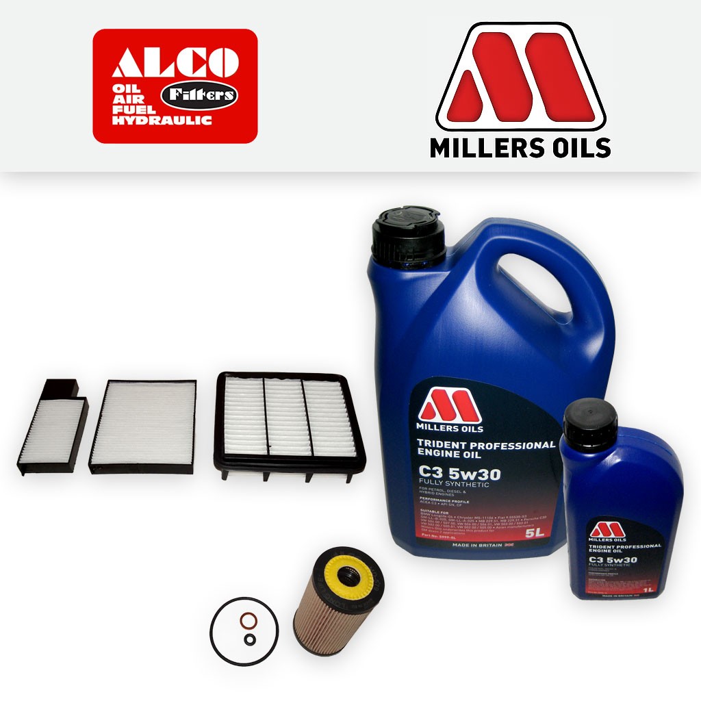 SERVICE KIT for KIA CEE'D ED 1.6 CRDI +DPF OIL AIR CABIN FILTER +OIL (2006-2009)