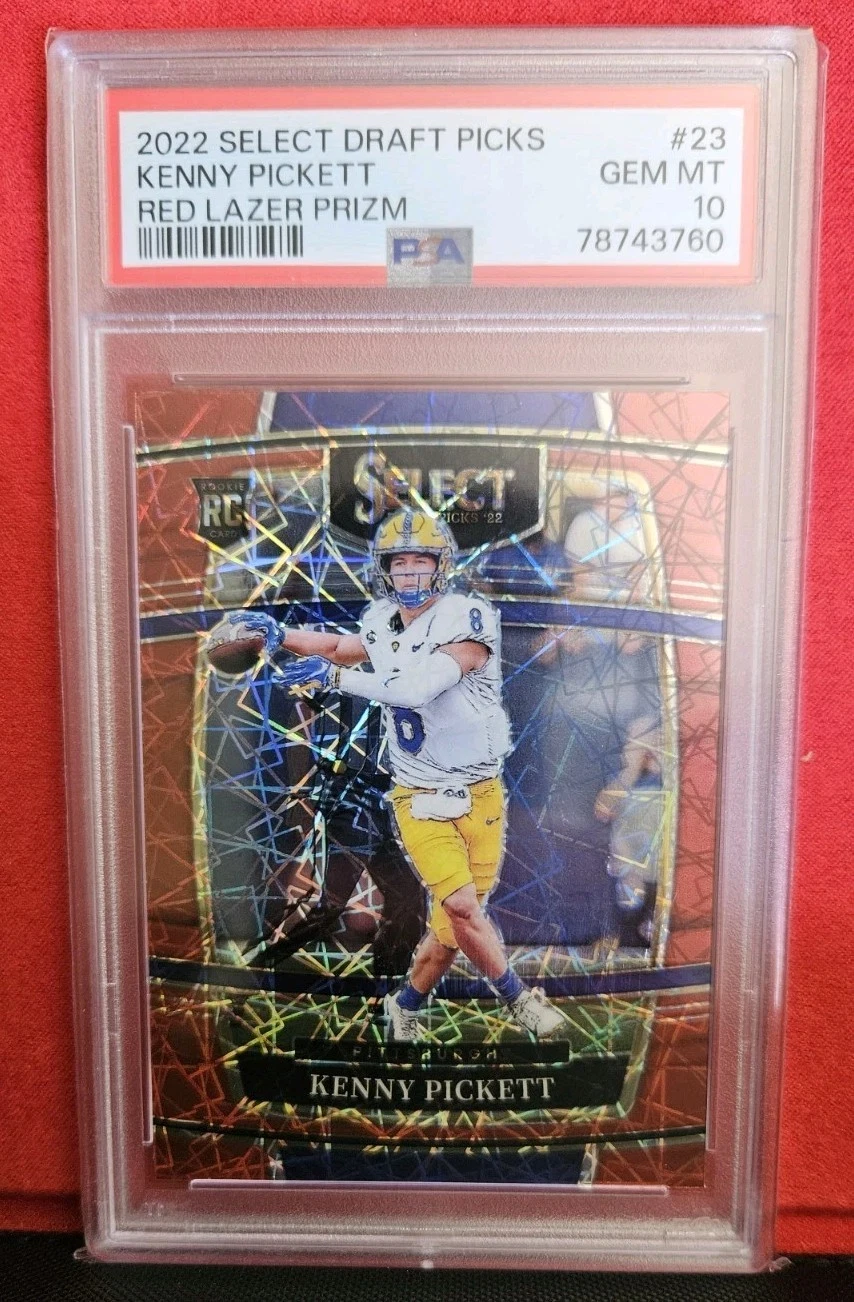 Kenny Pickett Panini Select Draft Picks #23 Red Lazer