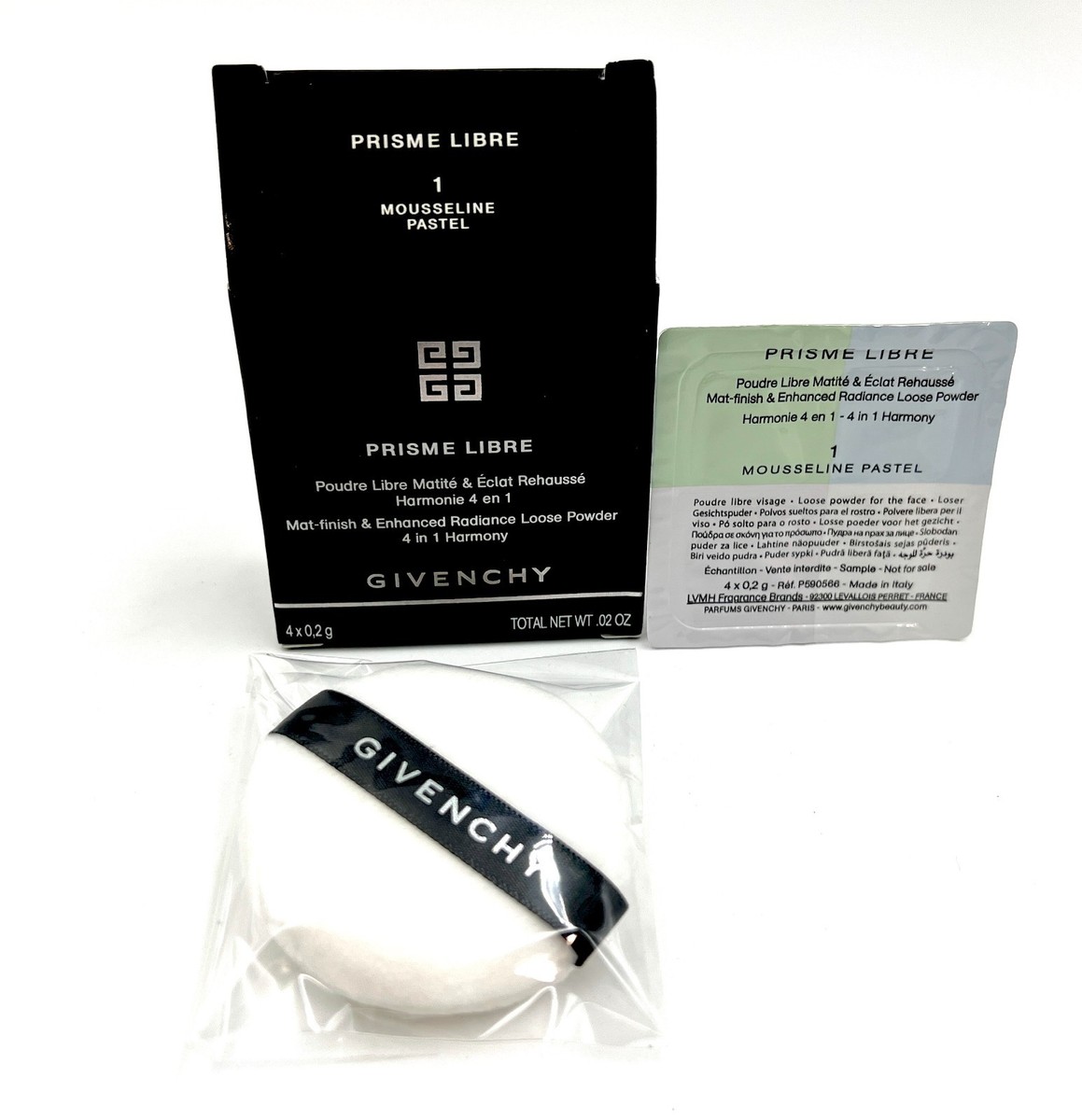 Givenchy Prisme Libre 4-Color Loose Power ~ #1 Mousseline Pastel