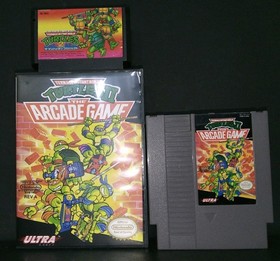 Teenage Mutant Ninja Turtles II: The Arcade Game. CIB STARTER! + Famicom Cart. 