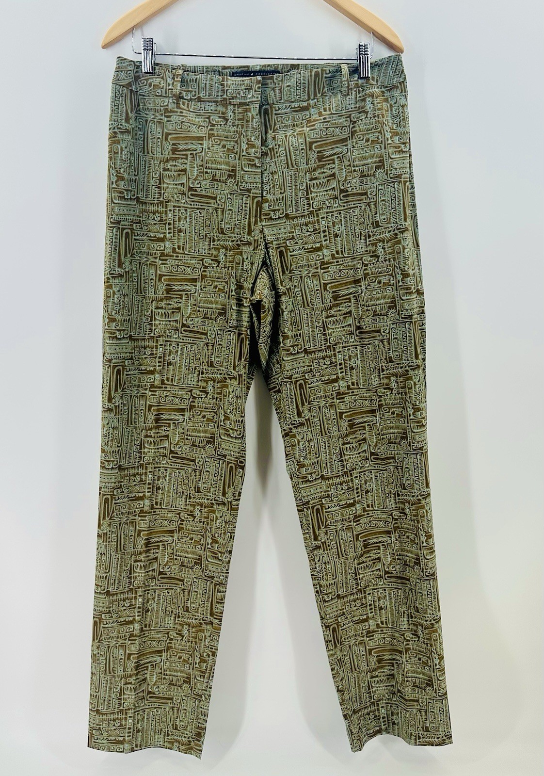 Peruvian Connection Java Pants M Pull On Elastic … - image 1