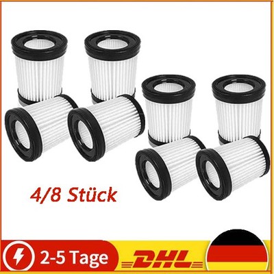 4/8x Ersatzfilter für Fabuletta FSV001, FSV101 Schnurlosen Stabstaubsauger