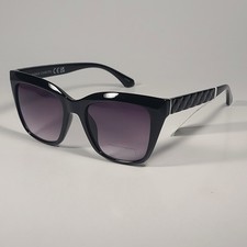 Vince Camuto VC1188 OX Cat Eye Sunglasses Shiny Black Frame Smoke Gradient Lens