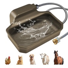 Automatic Dog Water Bowl Dispenser 1 Gallon - Outdoor Pet Water Bowl Feeder f...