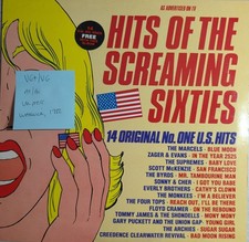 Various Hits Of The Screaming Sixties Vinyl Record LP VG+/VG WW 5125 1982