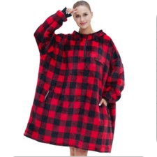 Womens Oversized Blanket Extra Large Giant Hooded Sweatshirt HOT