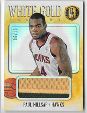 PAUL MILLSAP 2014 PANINI GOLD STANDARD GAME WORN PATCH CARD #6/10!