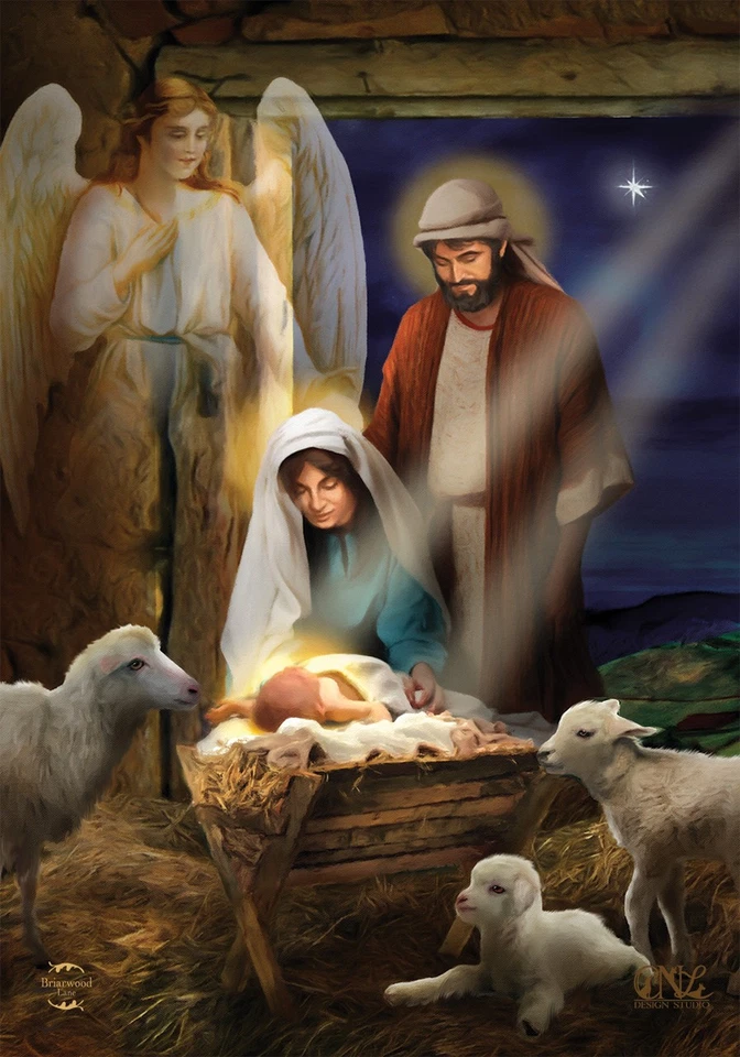 Briarwood Lane Holy Nativity Christmas Garden Flag - Image 2 of 4