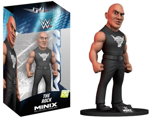 Minix Collectible Figurines The Rock #109 WWE Wrestling 5 inch Vinyl Figure