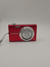 Samsung DualView TL105 12.2MP Digital Camera Red With BP70A Battery. READ. T4