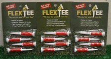 3 Packs Flex Tees 3" Golf Tees - 4 Count - Red - FT726331
