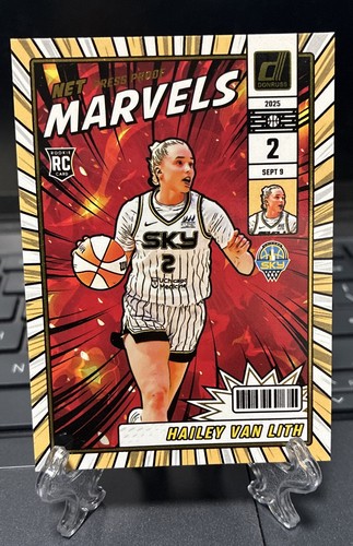 2025 Panini Donruss WNBA - Net Marvels Hailey Van Lith #24 Press Proof (RC) Sky