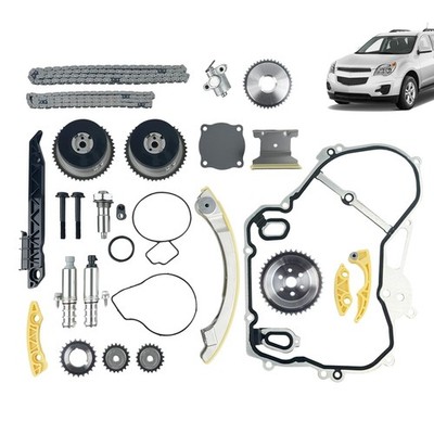 9-4201S Engine Timing Chain Kit w/VVT Selenoid Actuator Gear Cover Gasket Com...