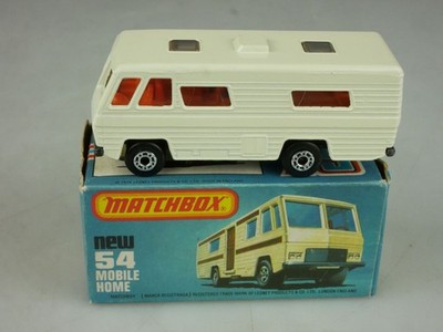 54-D Mobile Home cream - 50560 Matchbox Superfast Lesney
