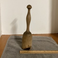 Antique wooden potato Pestle masher primitive...