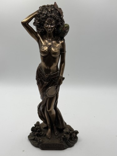 ORISHA OSHUN Goddess of Love African Statue Sculpture Bronze Figurine Veronese