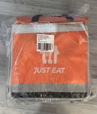 Just Eat Thermo Essen Liefertasche & gro&szlig;er Mantel - Gr&ouml;&szlig;e ONE brandneu