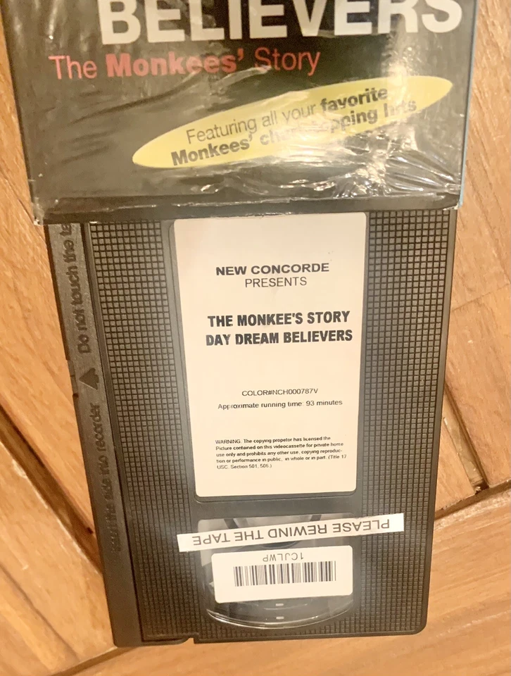 DAYDREAM BELIEVERS  THE MONKEES' STORY  monkees VHS VIDEOTAPE - Image 3 of 3
