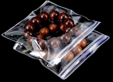 Pack of 100 PVC Clear Plastic Zip Lock Bags Storing Watches Pouch Case 10X11cm