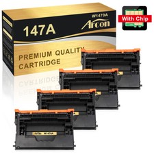 4-PK W1470A 147A Toner Compatible With HP LaserJet M610n M611dn M634h WITH CHIP