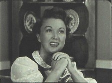 16mm Snader - GINNY SIMMS - "You Brought a New Kind of Love To Me" - 1952 