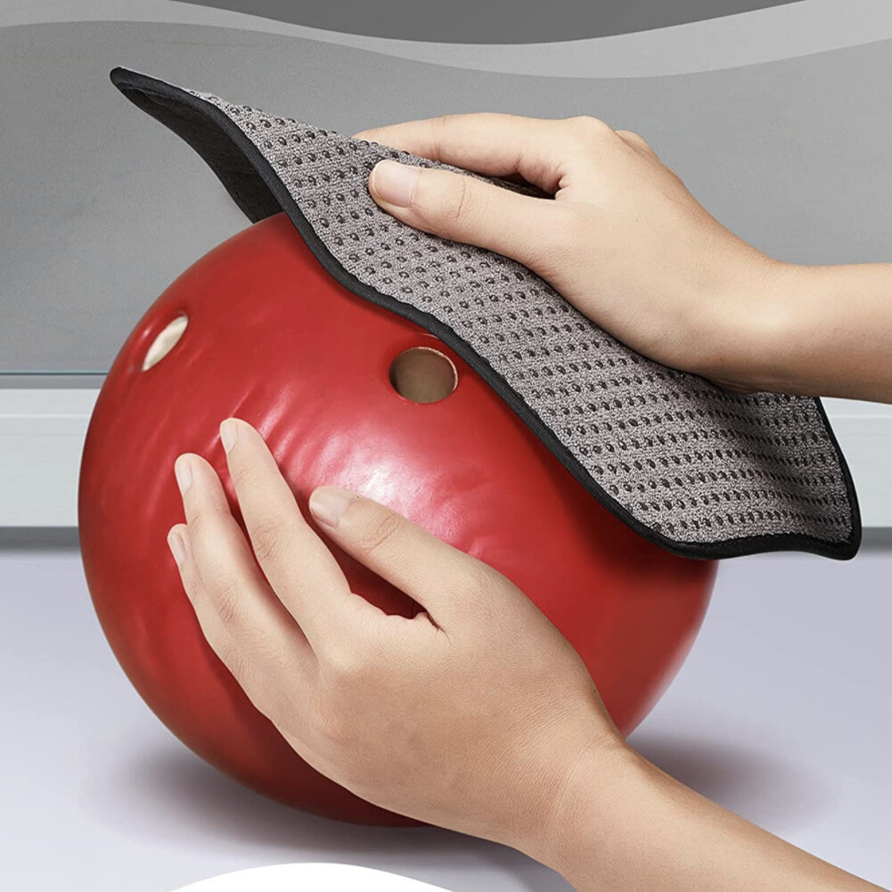 uk Microfiber Bowling Ball Cleaning Towel Lightweight Soft Sports