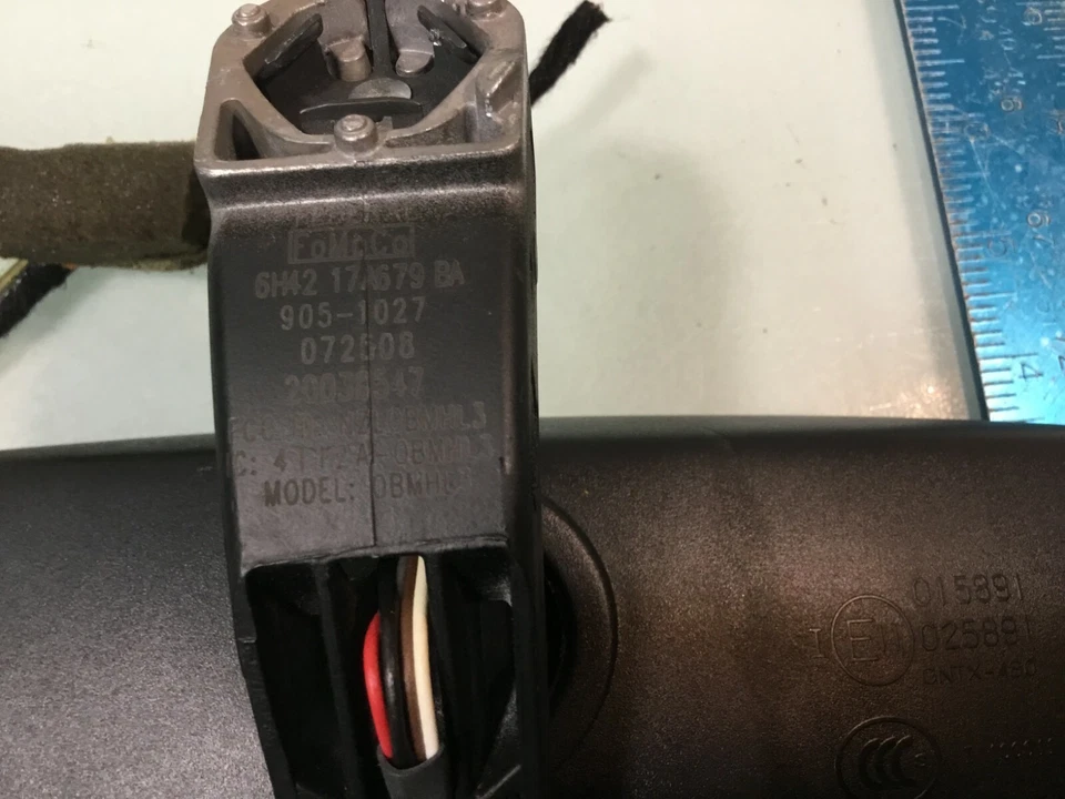 Espejo retrovisor interior Jaguar XF 09-10 con abridor de puerta de garaje OEM E Foto 4 de 4