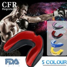 CFR Adults Boxing Mouth Guard  MMA Sports Teeth Protector Mouthpiece With Case