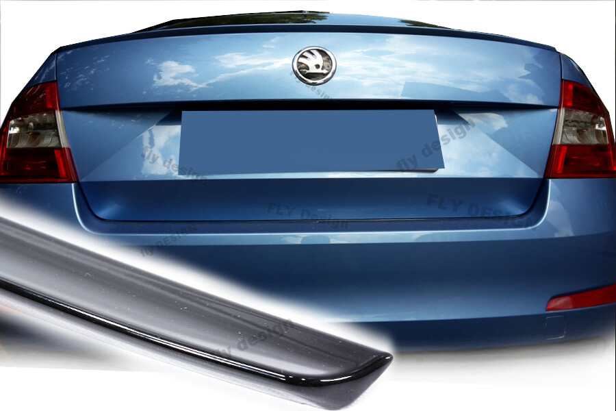 Suitable for Skoda Octavia RS Spoiler III from 2012 Rear Spoiler Lip Sporty Rear