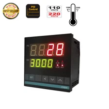 Large Universal Temp PID Controller with SSR Output & 2 Alarms (1250℃ / 2280℉）