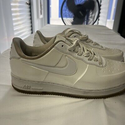 Size 9 - Nike Air Force 1 Foamposite Pro Cup Low Triple Size 9 - Nike Air Force 1 Foamposite Pro Cup Low Triple