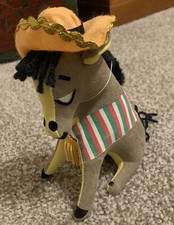 Vintage R. Dakin  Co. Dream Pets Pancho The Donkey Mule Stuffed Animal 