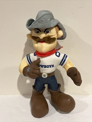 Dallas Cowboys Mascot Rowdy Stuffed Plush 1996 Stuffins Apprx 13