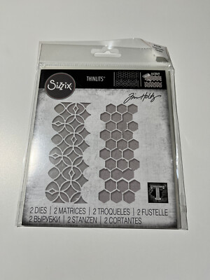 Tim Holtz Thinlits Die by Sizzix, Pattern Repeat 663869, Brand New