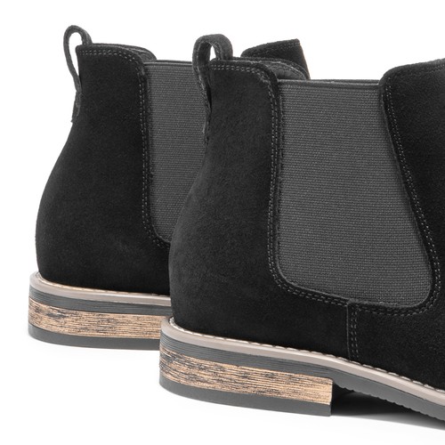Herren Wildleder Leder Chelsea Stiefeletten zum Arbeiten - Bild 14 von 29
