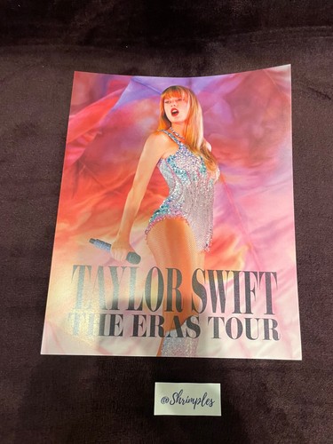 Taylor Swift The Era's Tour AMC EXCLUSIVE POPCORN PINK TIN BUCKET & Poster NEW - Picture 6 of 7