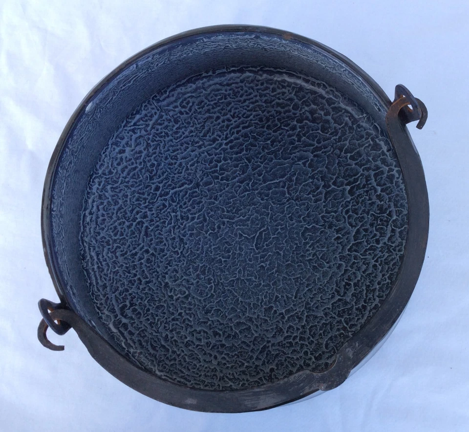 CHAUDRON EMAIL - MARMITE - CUISINE - CHEMINEE - CHALET - DECORATION - Photo 3/3