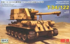 1/35 Rye Field Models Egyptian 122mm Self-Propelled Gun #5013