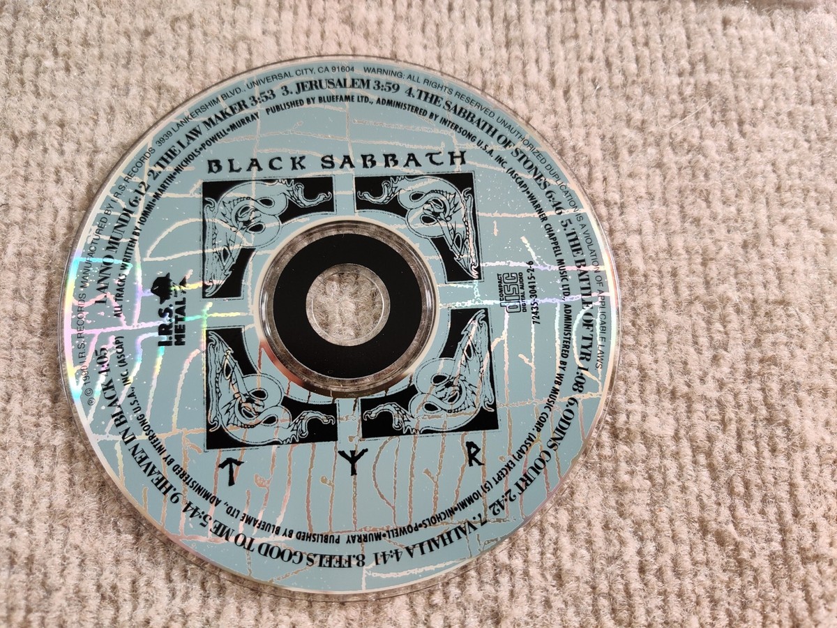 Black Sabbath - TYR (CD, 1990) I.R.S. Records - Tony Martin on