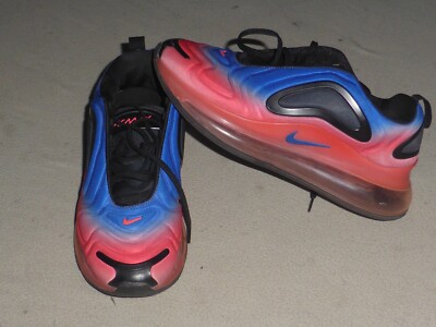 NIKE AIR MAX 720 SHOES SIZE 6.5Y WOMANS 8 AQ3196-013 RACER BLACK BLUE CRIMSON   