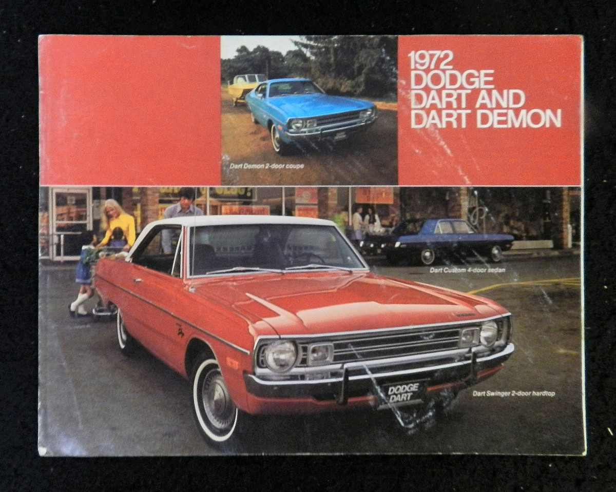 1972 DODGE DART & DEMON SALES BROCHURE ORIGINAL | eBay