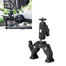 Camera Clip Clamp Aluminum Fixed Shooting Bracket for Sports Camera/Mobile Phone