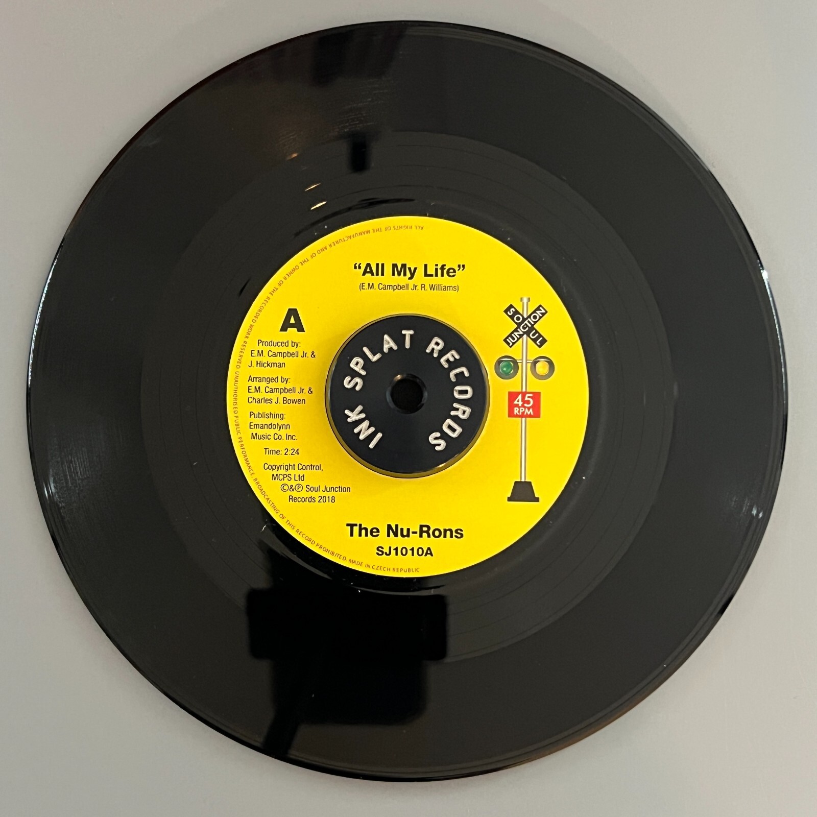 The Nu-Rons - All My Life - Soul Junction  - legal reissue of 2 rareties