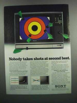 1983 Sony Trinitron Television Ad - Takes Shots