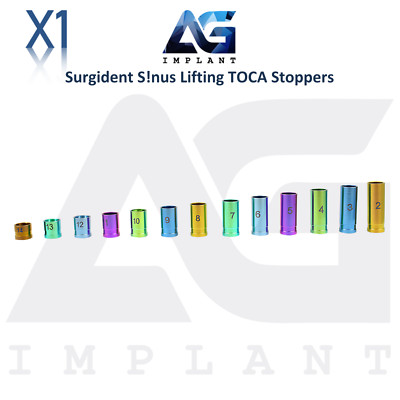 Dental S!nus Lifting TOCA Stoppers 3mm-12mm Stainless Steel Precise Drill Depth
