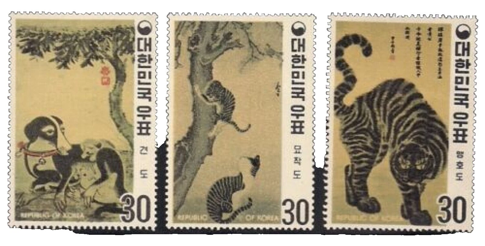 Art, Artists Mint Never Hinged/MNH Korean Stamps