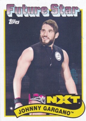 2018 Topps Heritage WWE Wrestling  #100 JOHNNY GARGANO FUTURE STAR