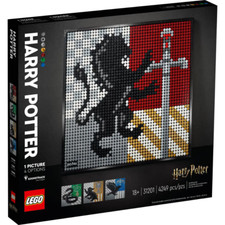 LEGO Art 31201 Harry Potter Casate Hogwarts stendardi, NUOVO SIGILLATO