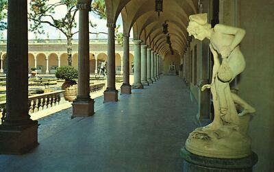 Vintage Postcard East Loggia John & Mable Ringling Museum Art Sarasota Florida
