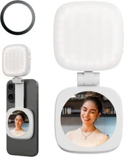 SmallRig Magnetic Selfie Light for iPhone, Phone Light with a Mirror for MagSafe